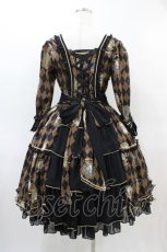 画像2: metamorphose / Chess collection 〜運命に導かれた駒の物語〜クイーンワンピース Free ブラウン H-26-03-07-1016-ME-OP-NS-ZH (2)