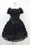 画像1: Angelic Pretty / ジョーゼットフリルシンフォニーワンピース Free ブラック H-26-03-07-1018-AP-OP-NS-ZH (1)