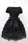 画像2: Angelic Pretty / ジョーゼットフリルシンフォニーワンピース Free ブラック H-26-03-07-1018-AP-OP-NS-ZH (2)