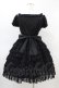 画像2: Angelic Pretty / ジョーゼットフリルシンフォニーワンピース Free ブラック H-26-03-07-1018-AP-OP-NS-ZH (2)