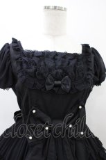 画像4: Angelic Pretty / ジョーゼットフリルシンフォニーワンピース Free ブラック H-26-03-07-1018-AP-OP-NS-ZH (4)
