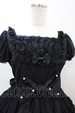 画像4: Angelic Pretty / ジョーゼットフリルシンフォニーワンピース Free ブラック H-26-03-07-1018-AP-OP-NS-ZH