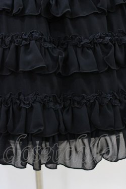 画像5: Angelic Pretty / ジョーゼットフリルシンフォニーワンピース Free ブラック H-26-03-07-1018-AP-OP-NS-ZH