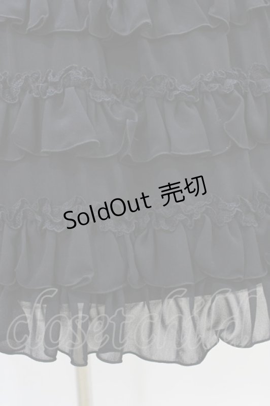 画像5: Angelic Pretty / ジョーゼットフリルシンフォニーワンピース Free ブラック H-26-03-07-1018-AP-OP-NS-ZH (5)