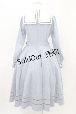 画像2: Innocent World / アビーワンピース M スモーキーブルー×ショコラ H-26-03-07-1019-IW-OP-NS-ZH