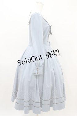 画像3: Innocent World / アビーワンピース M スモーキーブルー×ショコラ H-26-03-07-1019-IW-OP-NS-ZH