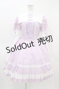 Angelic Pretty / ギンガム立ち襟ワンピース Free ラベンダー H-26-03-07-1020-AP-OP-NS-ZH