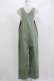 画像3: Jane Marple / ツイルタイプライターオーバーオール  ライトモスグリーン H-26-03-07-054-JM-PA-KB-ZH (3)