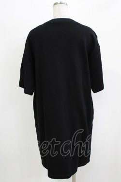 画像3: Jane Marple Dans Le Salon / Message logo jersey dress  ブラック H-26-03-07-059-JM-OP-KB-ZH