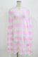 画像1: KILL STAR / Marshmallow Knit Sweater S ピンク×白 H-26-03-07-062-SL-TO-AK-ZH (1)