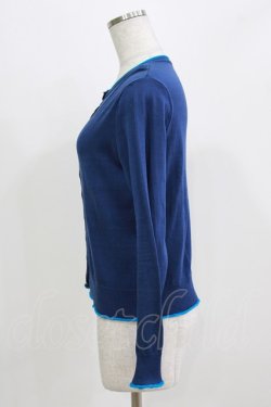 画像2: Jane Marple Dans Le Salon / カラーパイピングカーディガン  ネイビー H-26-03-07-065-JM-TO-KB-ZH