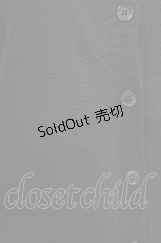 画像4: Jane Marple / リボンとAngelエンブレムのカーディガン  ダークグリーン H-26-03-07-066-JM-TO-KB-ZH (4)