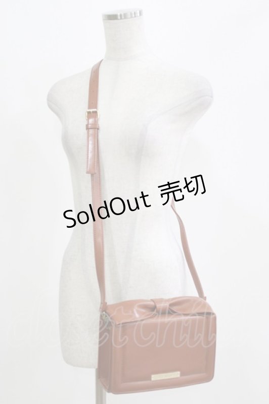 画像1: Jane Marple / リボンミニショルダー  ブラウン H-26-03-07-071-JM-BG-KB-ZH (1)