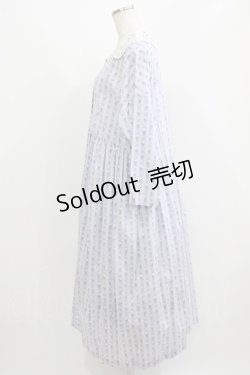 画像2: Jane Marple Dans Le Salon / Wall paper tablier dress  ラベンダー H-26-03-07-007-JM-OP-KB-ZH