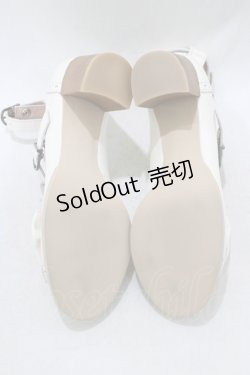 画像4: Jane Marple / トゥリボンのWストラップシューズ M オフホワイト H-26-03-07-080-JM-SH-KB-ZH