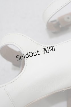 画像5: Jane Marple / トゥリボンのWストラップシューズ M オフホワイト H-26-03-07-080-JM-SH-KB-ZH