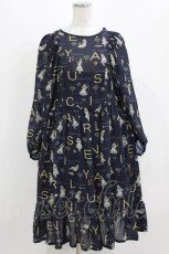 画像1: Jane Marple / The nursery Alice tunic dress  ネイビー H-26-03-07-009-JM-OP-KB-ZH (1)