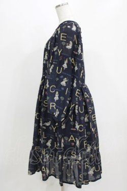 画像2: Jane Marple / The nursery Alice tunic dress  ネイビー H-26-03-07-009-JM-OP-KB-ZH