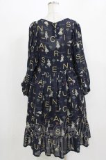 画像3: Jane Marple / The nursery Alice tunic dress  ネイビー H-26-03-07-009-JM-OP-KB-ZH (3)