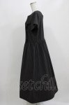 画像2: Jane Marple / British stripeタブリエドレス M チャコールグレー H-26-03-07-015-JM-OP-AK-ZH (2)