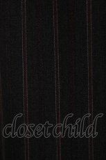 画像4: Jane Marple / British stripeタブリエドレス M チャコールグレー H-26-03-07-015-JM-OP-AK-ZH (4)