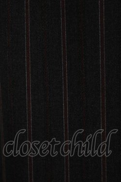 画像4: Jane Marple / British stripeタブリエドレス M チャコールグレー H-26-03-07-015-JM-OP-AK-ZH