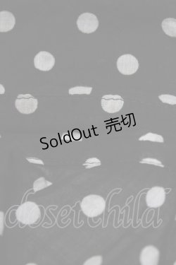 画像4: Jane Marple Dans Le Salon / Polka dots shirring dress M ブラック H-26-03-07-016-JM-OP-AK-ZH