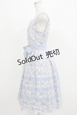 画像2: Jane Marple Dans Le Salon / グログランレースドレス  ブルーグレイ H-26-03-07-017-JM-OP-KB-ZH