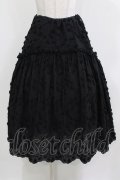 Jane Marple / Cut flower lace dress skirt  ブラック H-26-03-07-018-JM-SK-KB-ZH