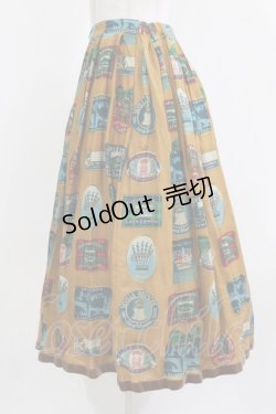 画像2: Jane Marple / Bonne Journee Hotelタックスカート  マスタード H-26-03-07-019-JM-SK-KB-ZH