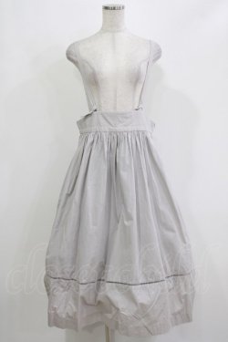 画像1: Jane Marple / アジャスターストラップドミトリースカート  グレー H-26-03-07-022-JM-SK-KB-ZH