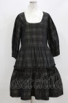 画像1: Jane Marple / Memory Shadow Checkレイヤードドレス  ブラックチェック H-26-03-07-024-JM-OP-KB-ZH (1)