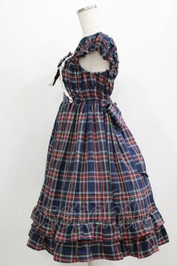 画像2: BABY,THE STARS SHINE BRIGHT / リボンミニ袖ジャンパースカート Free ネイビー H-26-03-08-026-BA-OP-NS-ZH