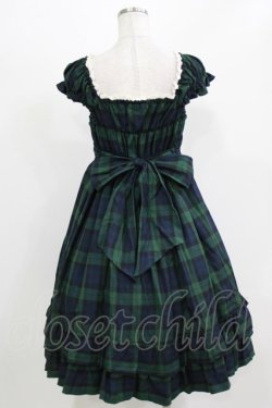 画像3: BABY,THE STARS SHINE BRIGHT / タータンチェックミニ袖ジャンパースカート&カチューシャセット Free ネイビー H-26-03-08-027-BA-OP-NS-ZH