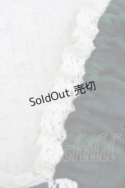 画像4: BABY,THE STARS SHINE BRIGHT / タータンチェックミニ袖ジャンパースカート&カチューシャセット Free ネイビー H-26-03-08-027-BA-OP-NS-ZH (4)