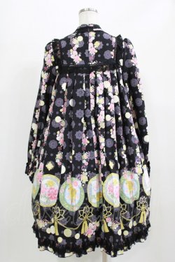 画像3: metamorphose / 花鹿の万華鏡 Aラインワンピース サイズ1 黒檀（Black） H-26-03-08-004-ME-OP-NS-ZH