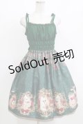 Enchantlic Enchantilly / クイーンキャット〜トランプの国〜ジャンパースカート Free グリーン H-26-03-08-031-LO-OP-NS-ZH
