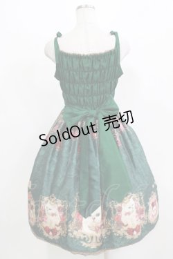 画像3: Enchantlic Enchantilly / クイーンキャット〜トランプの国〜ジャンパースカート Free グリーン H-26-03-08-031-LO-OP-NS-ZH