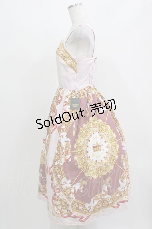 画像2: Innocent World / 星の回転木馬ジャンパースカート M ピンク H-26-03-08-033-IW-OP-NS-ZH (2)