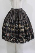 Enchantlic Enchantilly / 真夜中のパルコフェリーチェティアードスカート M ブラック H-26-03-08-034-LO-SK-NS-ZH