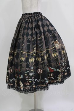 画像2: Enchantlic Enchantilly / 真夜中のパルコフェリーチェティアードスカート M ブラック H-26-03-08-034-LO-SK-NS-ZH