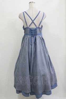 画像3: Amavel / チャイナキャミカシュクールロングワンピース Free ブルー H-26-03-08-038-CA-OP-NS-ZH