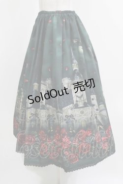 画像2: Enchantlic Enchantilly / 幻影薔薇城〜コウモリ公爵からの招待状〜スカート Free グリーン H-26-03-08-040-LO-SK-NS-ZH