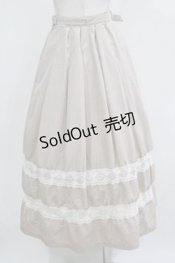 画像3: an another angelus / トーションレースライン使いスカート Free L/BEIGE H-26-03-08-041-CA-SK-NS-ZH