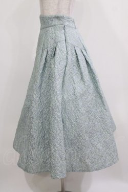 画像2: an another angelus / ふくれジャガードサイドタックスカート Free MINT H-26-03-08-042-CA-SK-NS-ZH