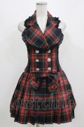 BABY,THE STARS SHINE BRIGHT / タータンチェックプリーツジャンパースカート Free ブラック H-26-03-08-046-BA-OP-NS-ZH