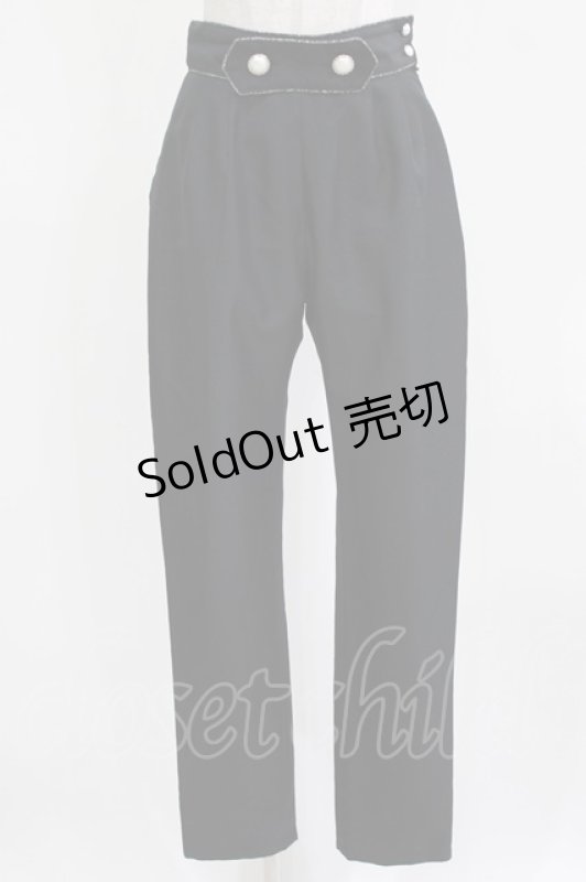 画像1: ALICE and the PIRATES / 光と影のロングパンツ Free ブラック H-26-03-08-048-PA-PA-NS-ZH (1)