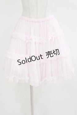 画像1: Angelic Pretty / ソフトチュールペチコート Free ピンク H-26-03-08-050-AP-SK-NS-ZH