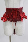 Enchantlic Enchantilly / チュールレースリボンコルセット Free レッド H-26-03-08-054-LO-TO-NS-ZH