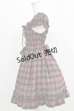 画像2: BABY,THE STARS SHINE BRIGHT / タータンチェックミニ袖ジャンパースカート Free ブラック H-26-03-08-007-BA-OP-NS-ZH